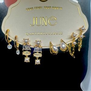 Anthropologie earrings set of 4